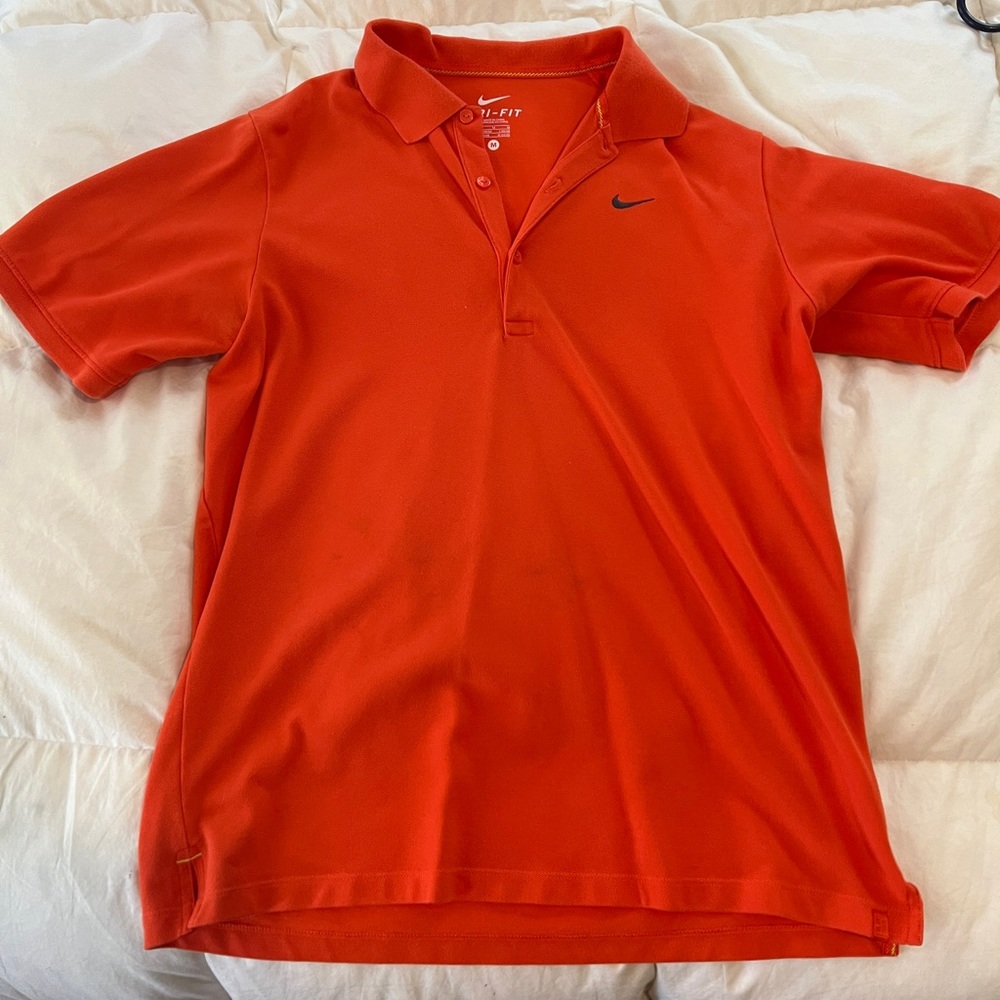 Orange Nike Polo